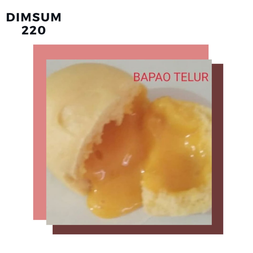 

Bapao Telur Asin Meleleh Frozen Isi 6 Hallal