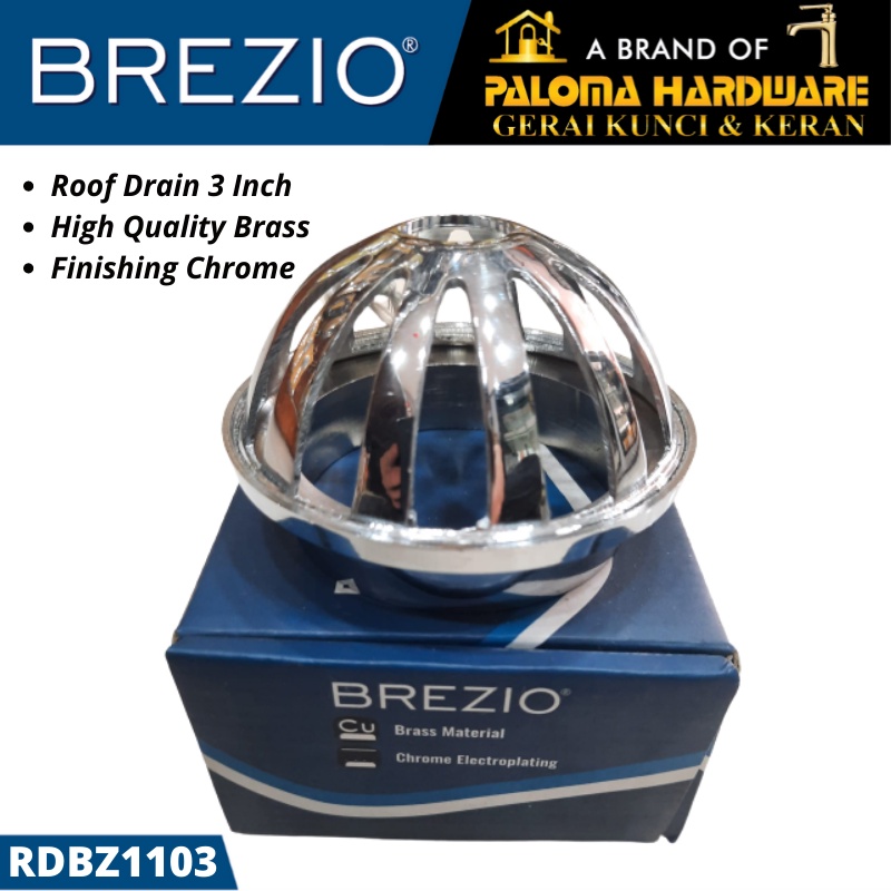 BREZIO ROOF DRAIN 3&quot; RDBZ 1103 Saringan Talang Air Saringan Dak Afur