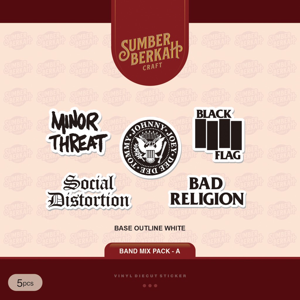 

STICKER STIKER BAND MIX PACK - A