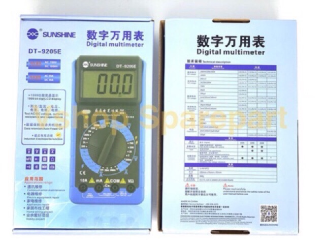 Multitester Digital Multimeter Digital Avometer