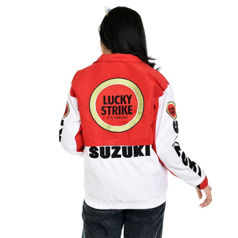 jaket vintage suzuki