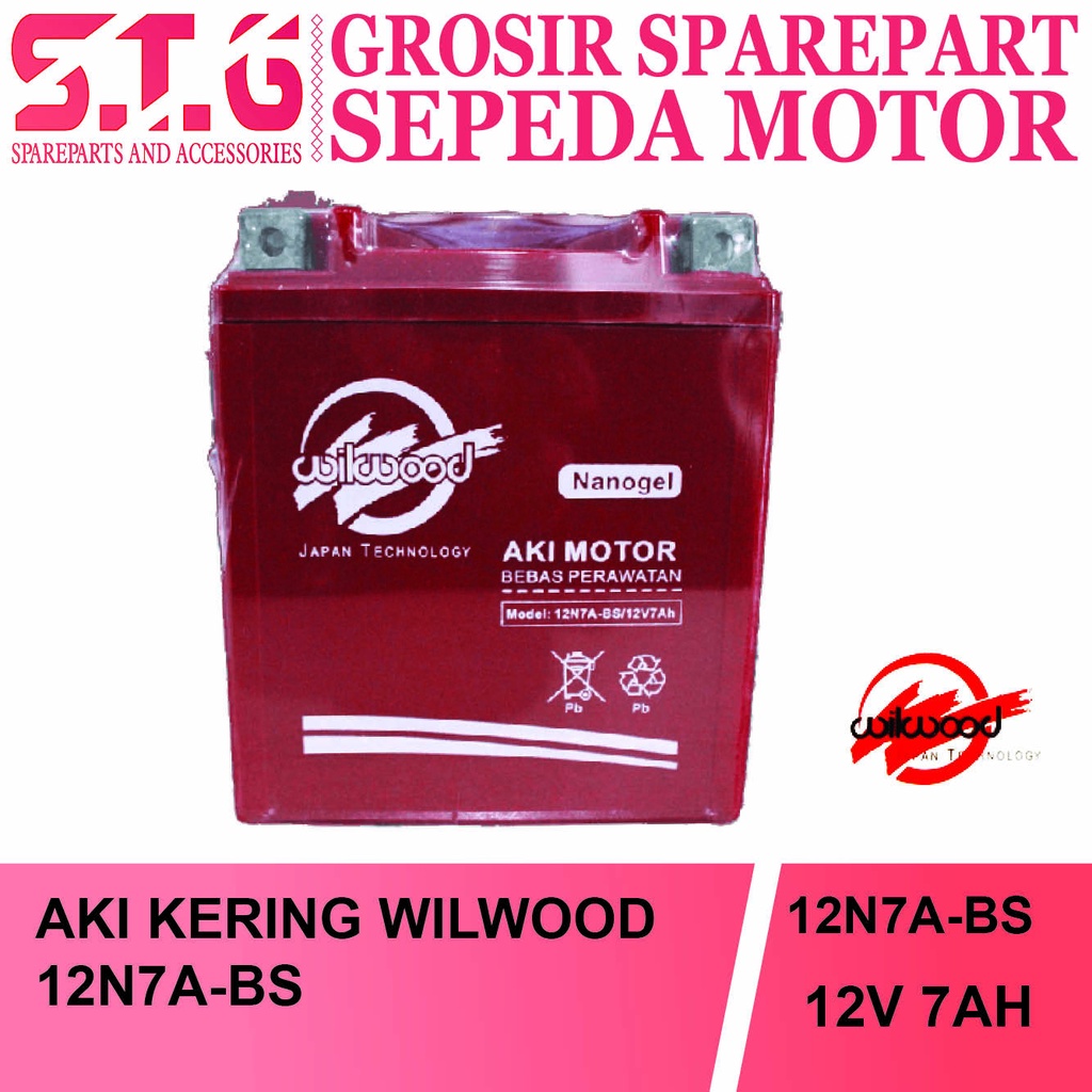Aki Kering MF 12N7A YTZ8V GTZ8V Vespa LX 150 Wilwood Nanogel Gel