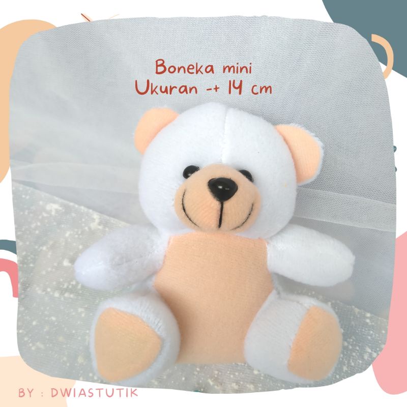 BONEKA MINI HADIAH KADO MURAH / BONEKA BUKET / BONEKA HAMPERS KADO WISUDA ULANG TAHUN