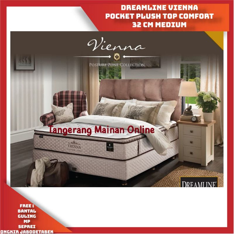 Jual Dreamline Hanya Kasur Spring Bed Vienna 180x200 Shopee Indonesia