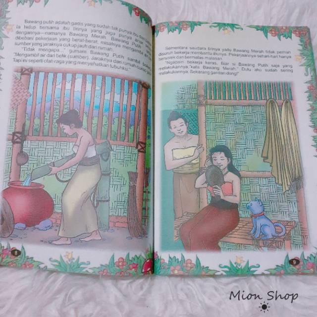 Buku Kisah Dongeng Bawang Merah Bawang Putih Dan Dongeng Terkenal Lainnya Buku Cerita Rakyat Shopee Indonesia