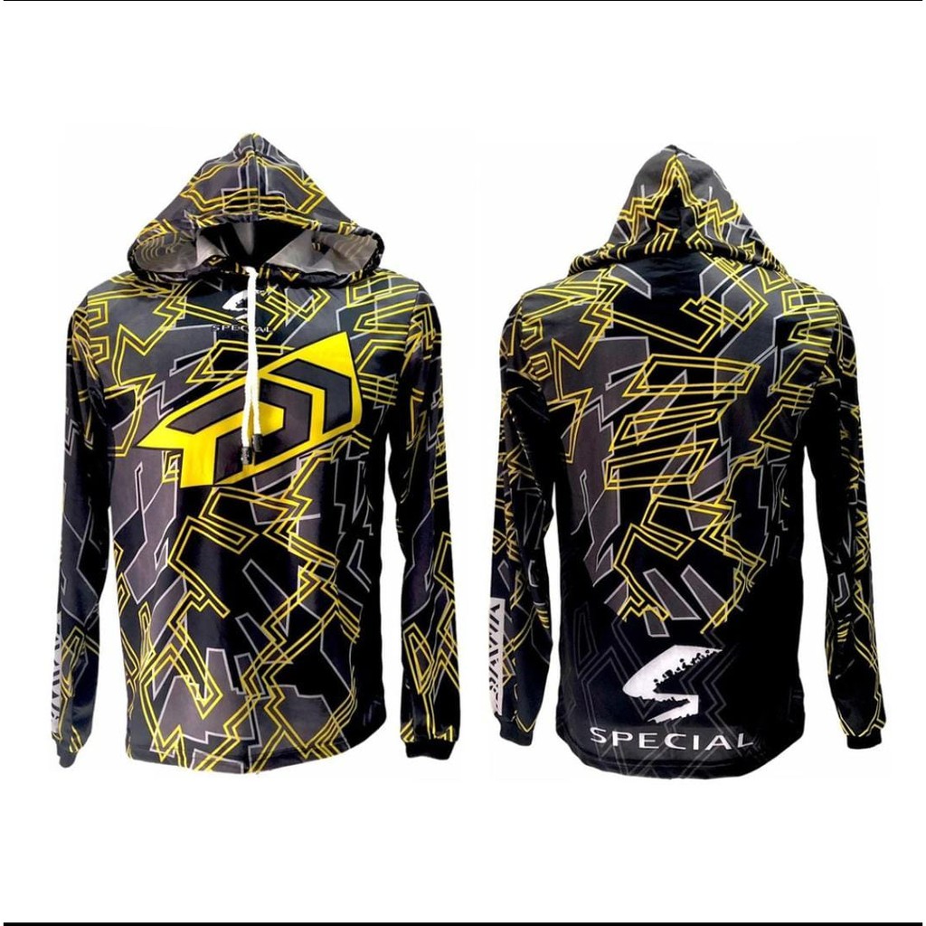 Baju jersey pancing kaos mancing mania Daiwa Kuning
