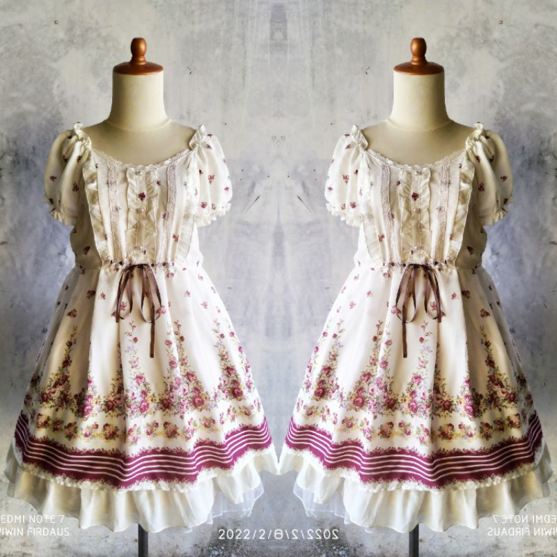 dress kawaii axes femme shabby