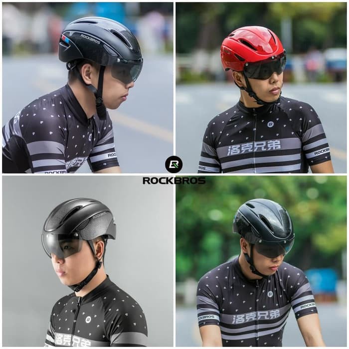 ROCKBROS WT-018S Bike EPS Helmet With Glasses