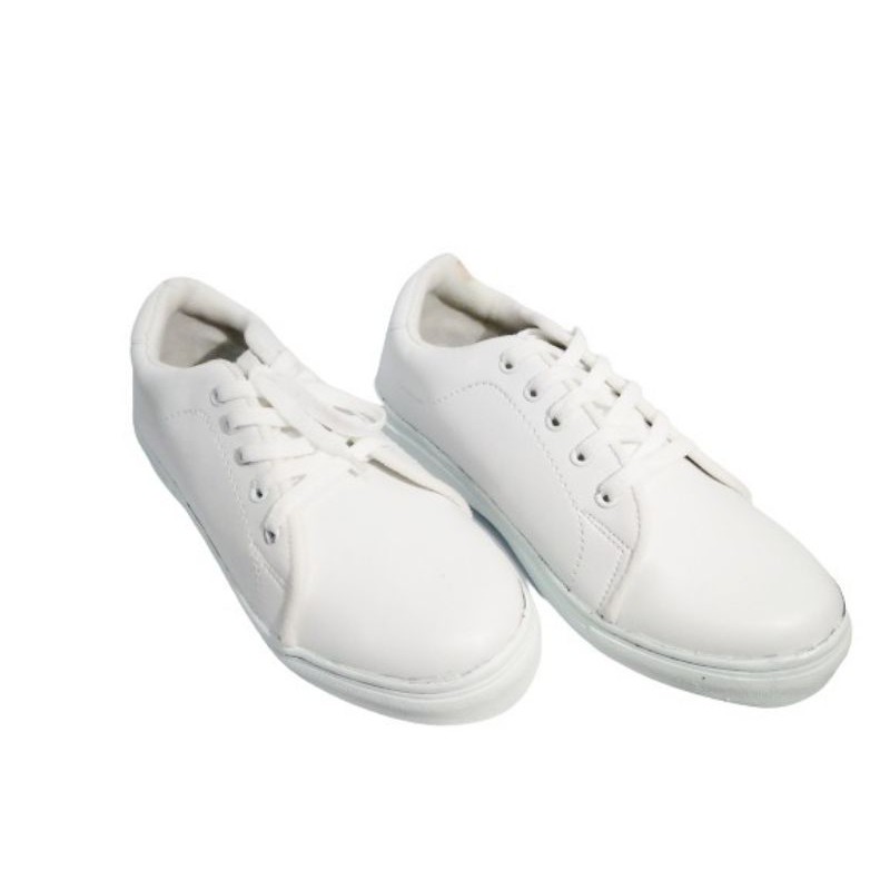 Sepatu Pria Wanita Putih Polos / White Shoes / Sneakers Polos / Sepatu Pria Murah (KODE :CUCI.Gdng)