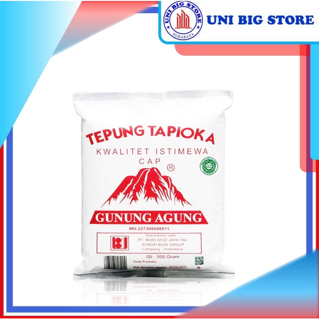 Tepung Tapioka Kanji Sagu Cap Gunung Agung Merah 500 gr Rose Brand