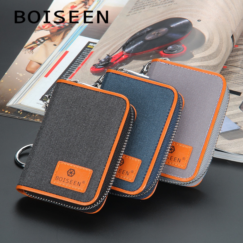 BOISEEN D6101 Dompet Kartu Pria Wanita Bahan Kulit PU Leather Premium WATCHKITE WKOS