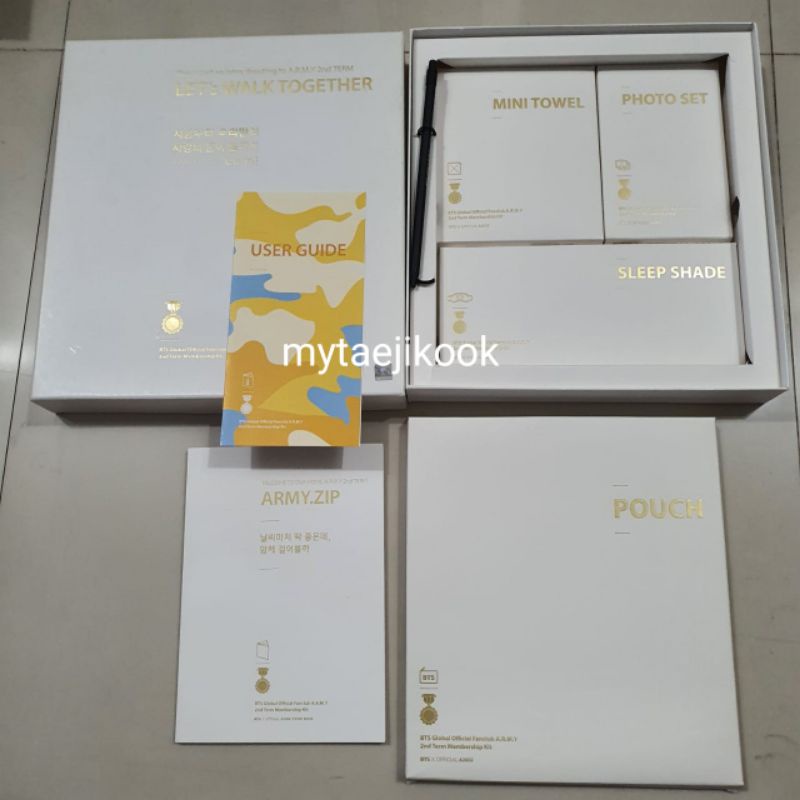 bts 2nd army membership kit amikit fullset rare postcard photocard pc rpc