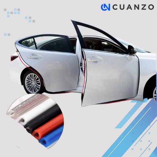 Rubber Strip Pintu Mobil Anti Collision 5M / Lis List Karet Seal Strip Pelindung Peredam Pintu Depan Belakang Samping Pinggiran Mobil Avanza Sigra Calya Alya Agna Xenia Bmw Honda Jazz Yaris Futura Kijang Super Grand Panther Carry Xpander Innova Universal