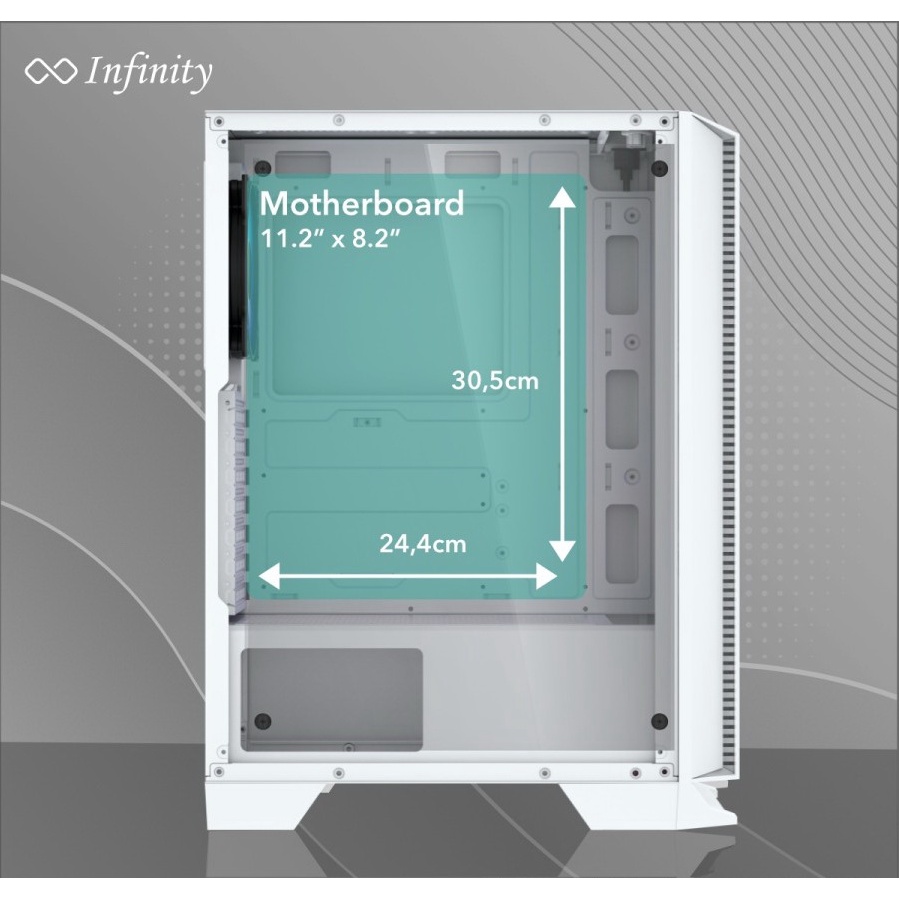 Casing GAMING INFINITY NEBULA v4 ATX Gaming Case