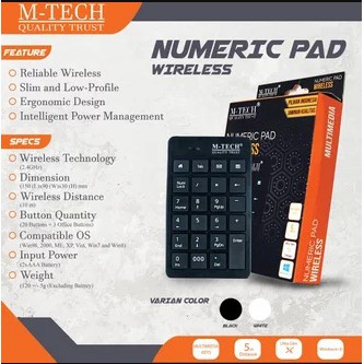 Wireless keyboard Numeric M-Tech - Keypad Wireless