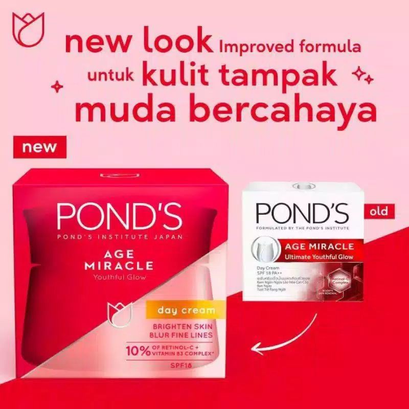 Ponds Age Miracle ; Serum / Day Cream/Night Cream/Facial Treatment Cleanser/Eye Cream/Whip/Essence