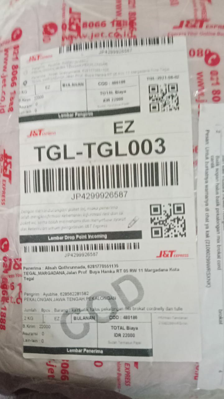 Batik Sogan Halus Batik Pekalongan Mix Brokat Cord Cantik