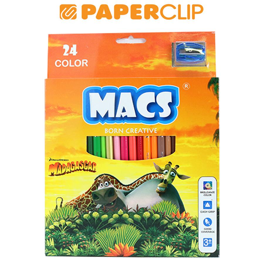 

PENSIL WARNA MACS 50024 24 COLOURS MADAGASCAR