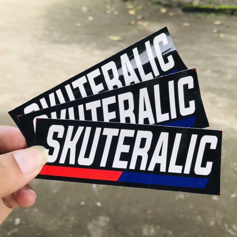 Stiker Skuteralic Stiker motor Racing Anti Air Bijian