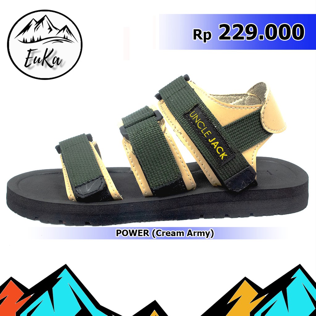 POWER CREAM ARMY Sandal Gunung