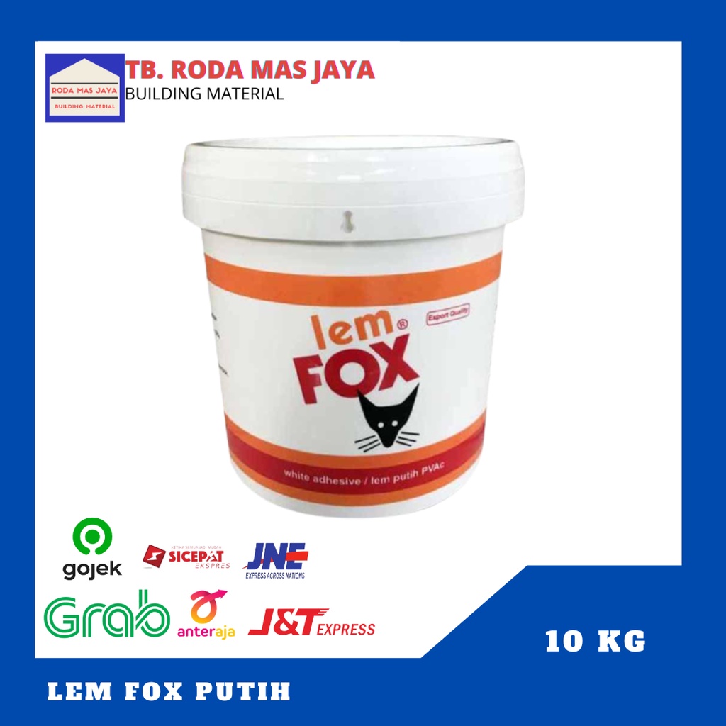 Lem Fox Putih/Lem Kayu/Lem Fox Inwood Ember 10kg