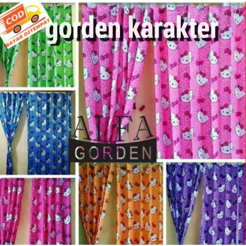 gorden karakter/gorden karakter murah/gorden karakter jendela/gorden karakter pintu/gorden karakter 
