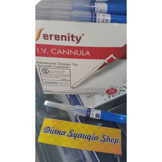 iv cannula serenity 22g