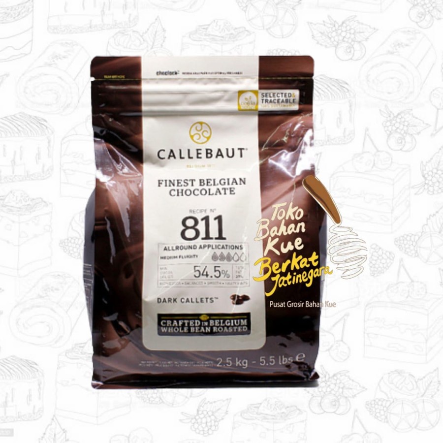 COKLAT CALLEBAUT DARK 811 / BALL ( 2,5 KG )