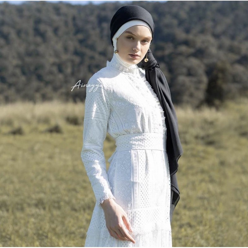 Olivia Dress White by ainayya.id