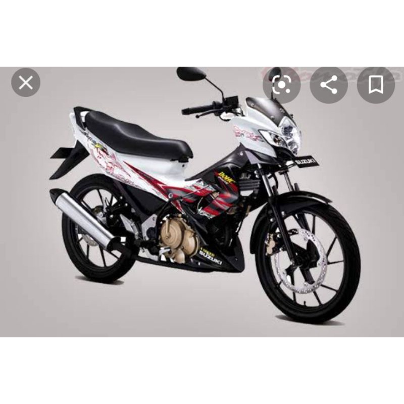 Bodi Suzuki Satria FU Warna Hitam Tahun 2012