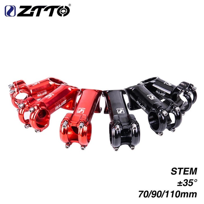 ZTTO Stem Sepeda Gunung Alloy 35 Derajat OS 31.8 XC MTB Cross Country - Stem Stang Sepeda Gunung XC 