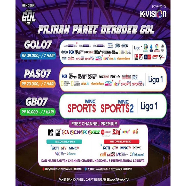 Receiver Parabola K-Vision