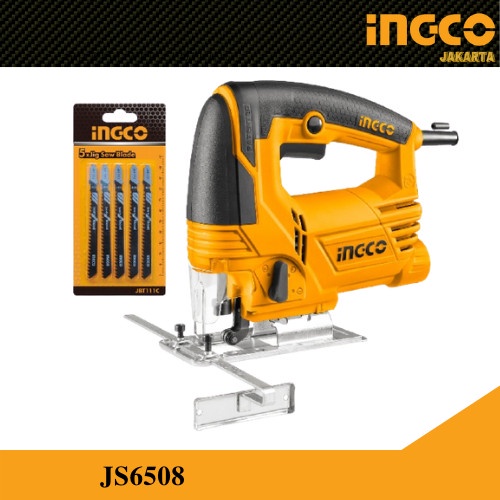 MESIN JIGSAW TRIPLEK GERGAJI TANGAN INGCO KUNING 650 WATT INGCO JS6508