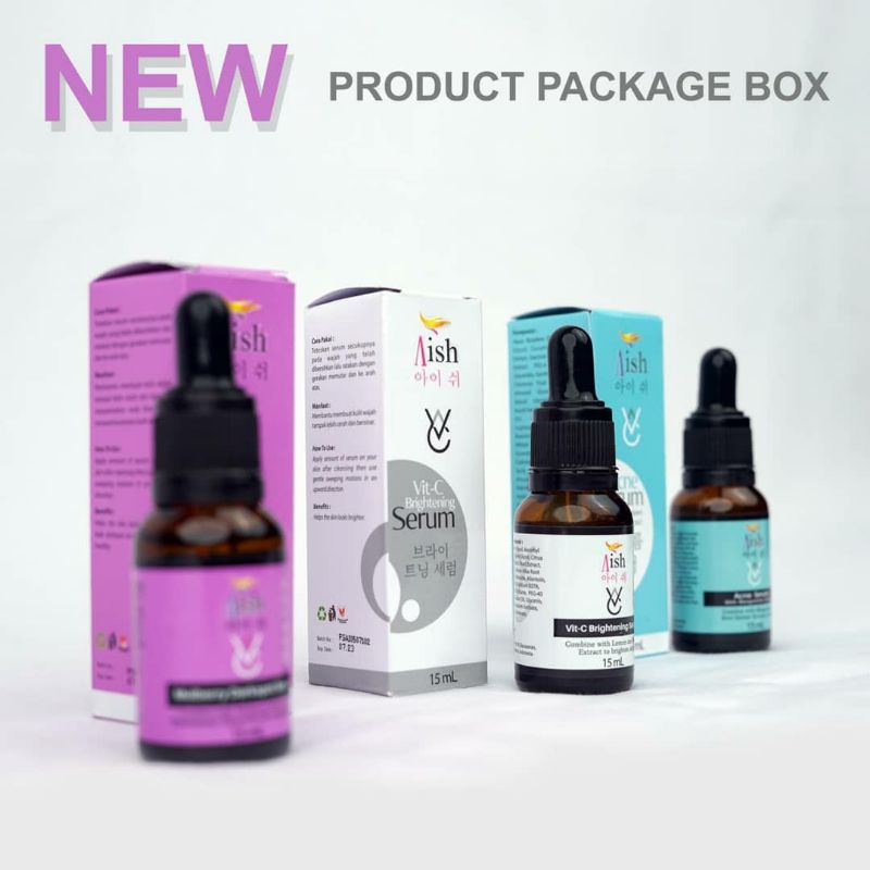 AISH Serum KOREA BRIGHTENING  ACNE  DARKSPOT  AISH ORIGINAL 100% BPOM Anti Acne Serum Korean Serum W