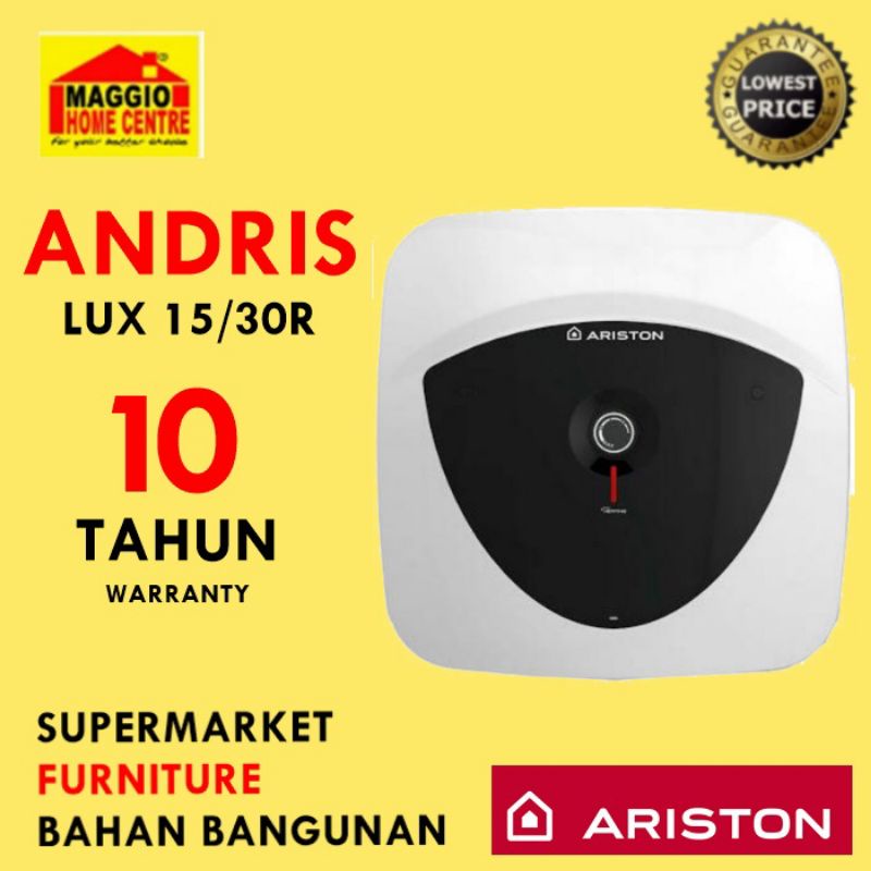 WATER HEATER ARISTON - PEMANAS AIR ANDRIS LUX 15/30L - ARISTON