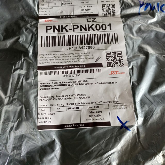 Baju Batik Pria Slimfit Merah Series Big Size M L Xl Xxl Atasan Kemeja Batik Lengan Panjang Original