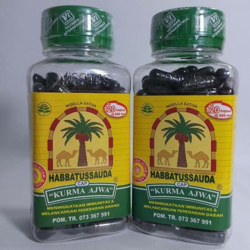 habatusauda kurma ajwa 120kapsul original