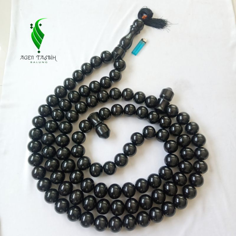 Tasbih 99 Butir Jumbo Super Size 50mm Kayu Wali Kukun, , Tasbjh Muslim, Tasbih 99 Butir, Tasbih Raksasa