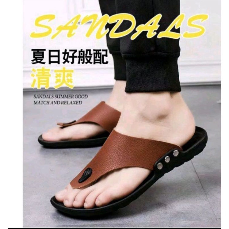 sandal kulit sandal impor sandal casual