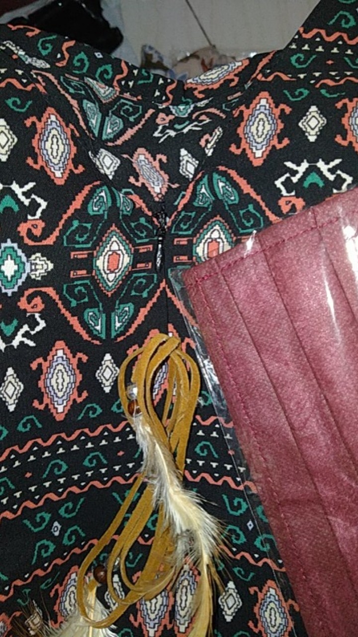 Batik Tunik Etnik Tunik Bohemian Rempel Belah Samping Busui Friendly Free Belt