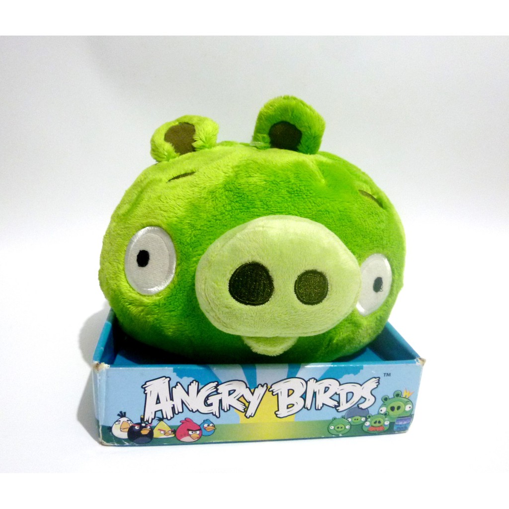 Boneka Pig Angry Birds Original Version First Edition Rare Hasbro Plush