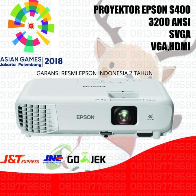 TERMURAH.. Proyektor Infocus Epson EB S400, 3200 ansi SVGA Lc