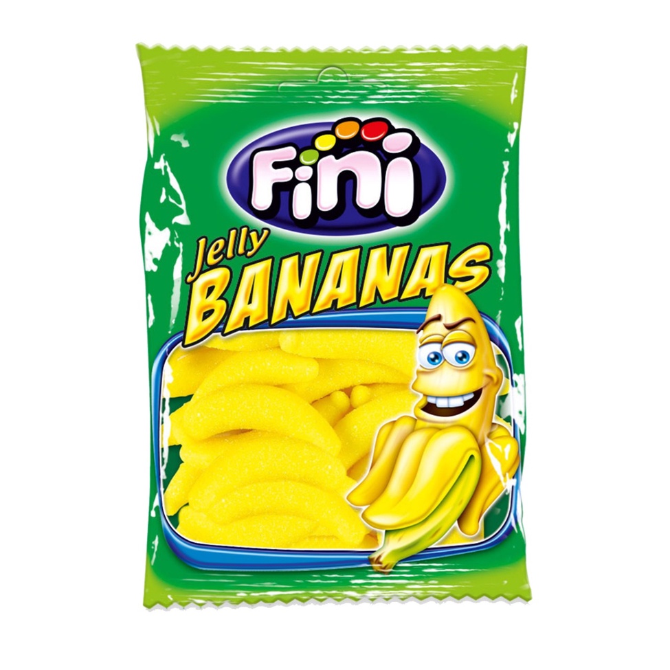 Fini jelly Bananas 100gr import Spanyol HALAL