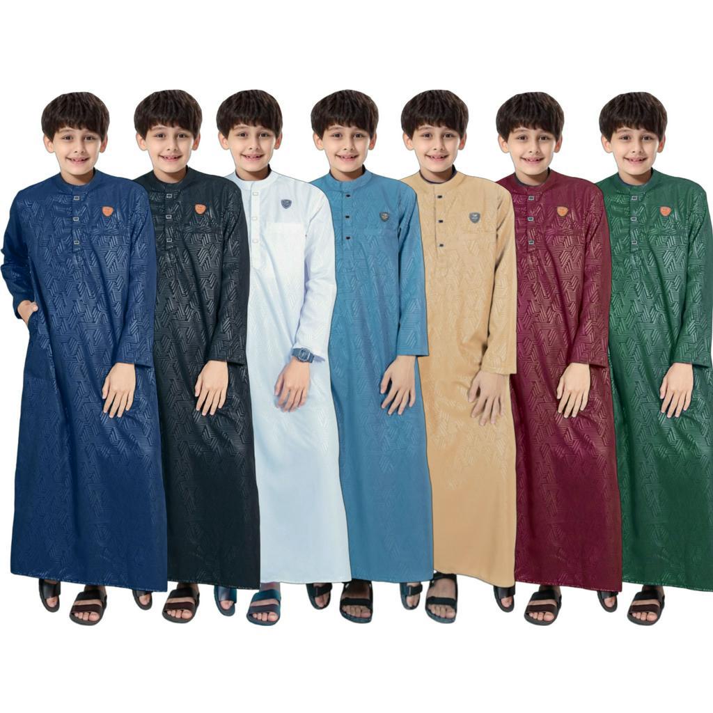 Al-FADIL/GAMIS ANAK EMBOS USIA 5-14 TAHUN PREMIUM/JUBAH ANAK EMBOS ORIGINAL/GAMIS PAKISTAN ANAK KAIN EMBOS TERLARIS