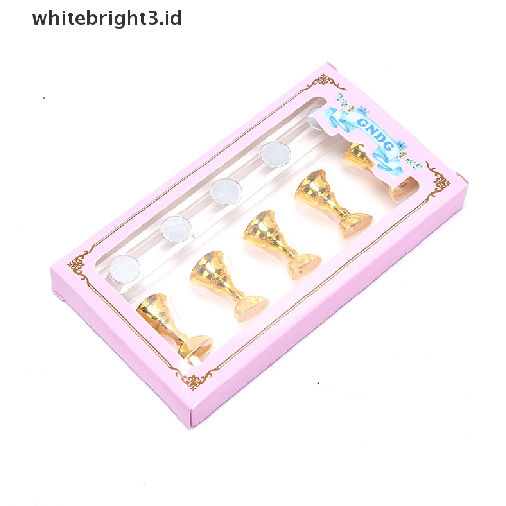 (whitebright3.id) 1 Set Stand Display Kuku Palsu Bahan Akrilik