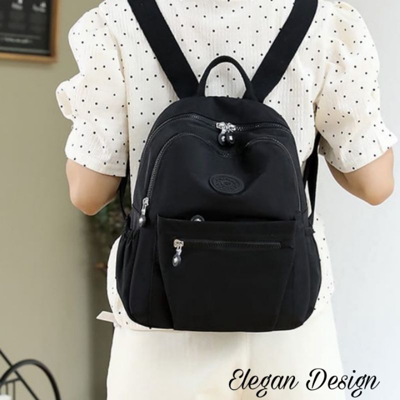 ORIGINAL Tas Ransel Chibao Wanita IMPORT KOREA Tebal Anti Air Best Seller Terbaru