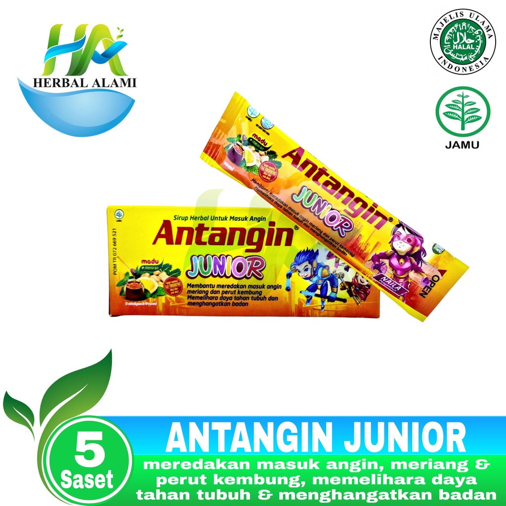 Antangin Junior Box isi 5 sachet - Mengatasi Masuk Angin Anak