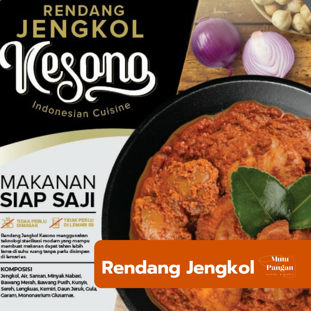 Jual Rendang Jengkol Kesono 500gr Shopee Indonesia