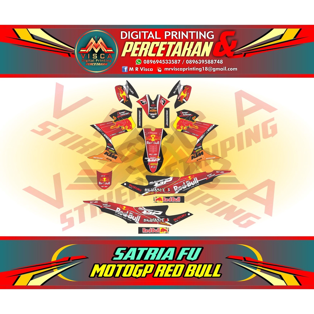 Decal Satria Fu Barong Fullbody Motor Satria Fu Barong