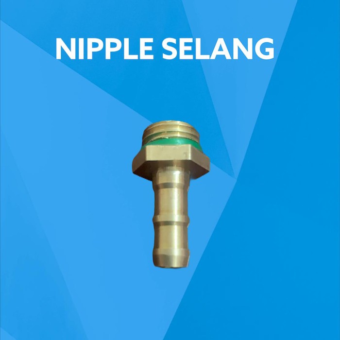 Nipple sambungan kompresor 1/4&quot; jantan